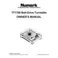 NUMARK TT1700 Owners Manual