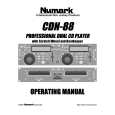 NUMARK CDN88 Owners Manual
