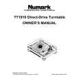 NUMARK TT1910 Owners Manual